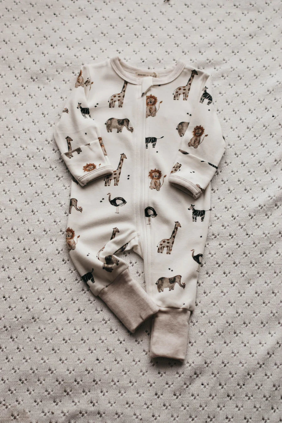 Bencer &amp; Hazelnut Paul Oatmeal Zip Suit