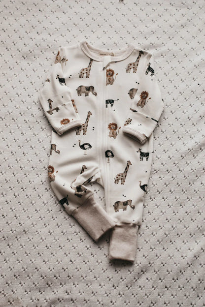 Bencer &amp; Hazelnut Paul Oatmeal Zip Suit