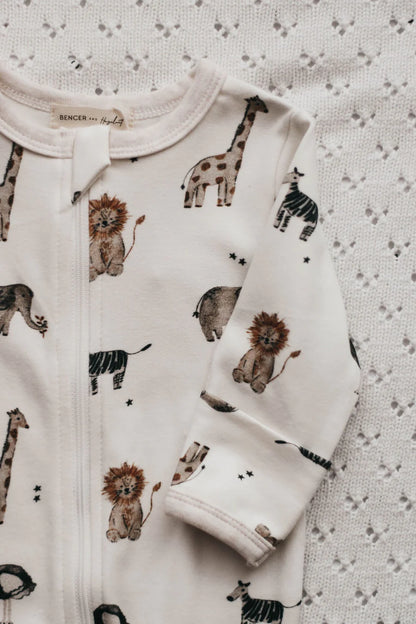 Bencer &amp; Hazelnut Paul Oatmeal Zip Suit