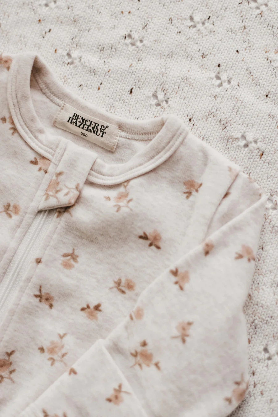 Bencer &amp; Hazelnut Patricia Oatmeal Zip Suit