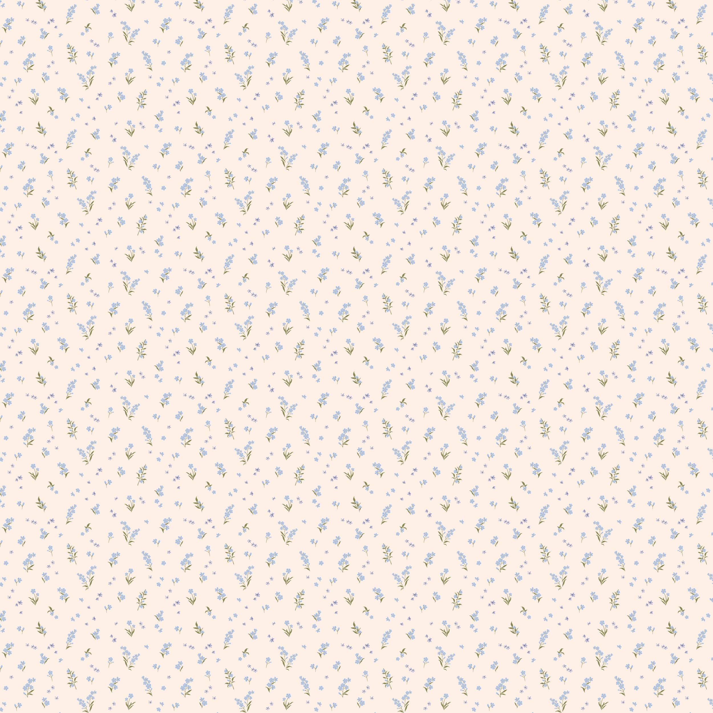 Forget-Me-Not Organic Muslin Wrap Swaddle