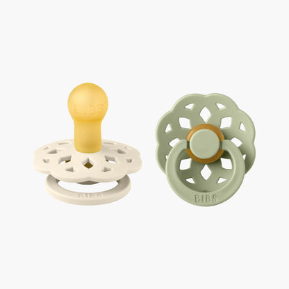BIBS Colour Boheme Dummy - Ivory/Sage - Size 2 - 2 PK