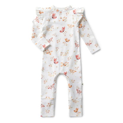 Snuggle Hunny Butterfly Organic Growsuit