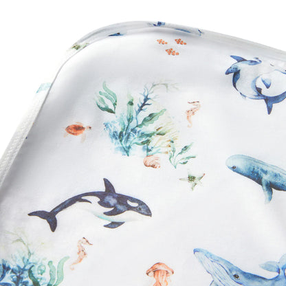 Ocean Organic Jersey Wrap &amp; Beanie Set