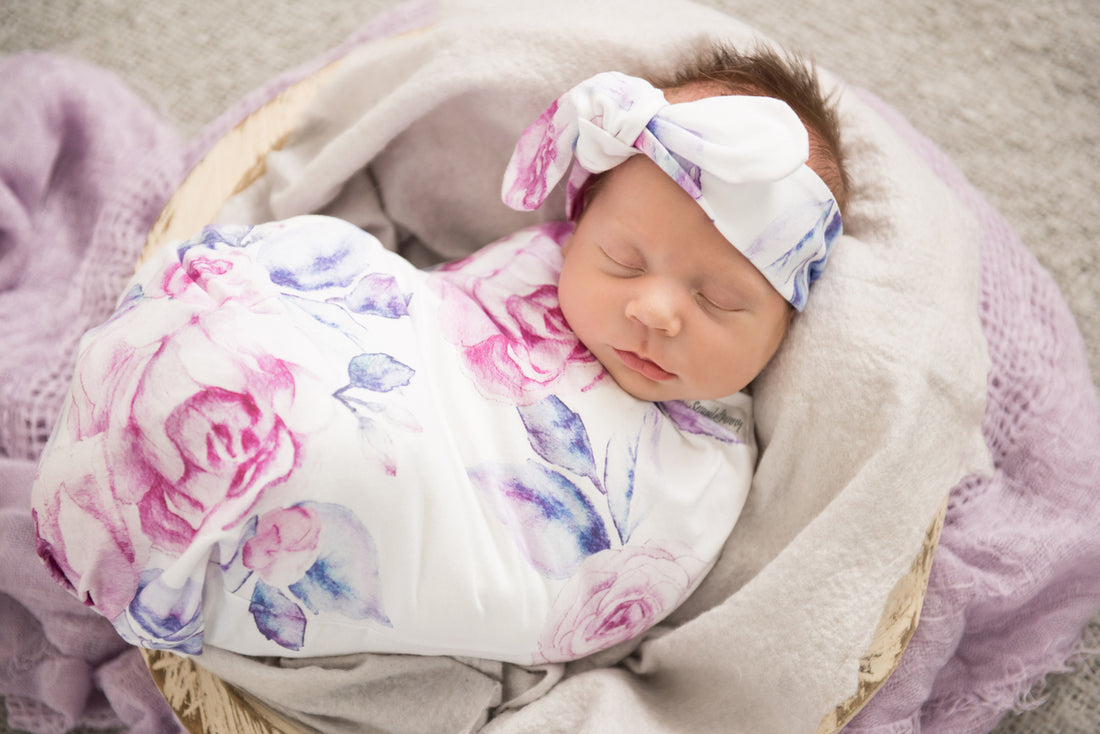 Lilac-Skies-Snuggle-Swaddle-Topknot-Set-2