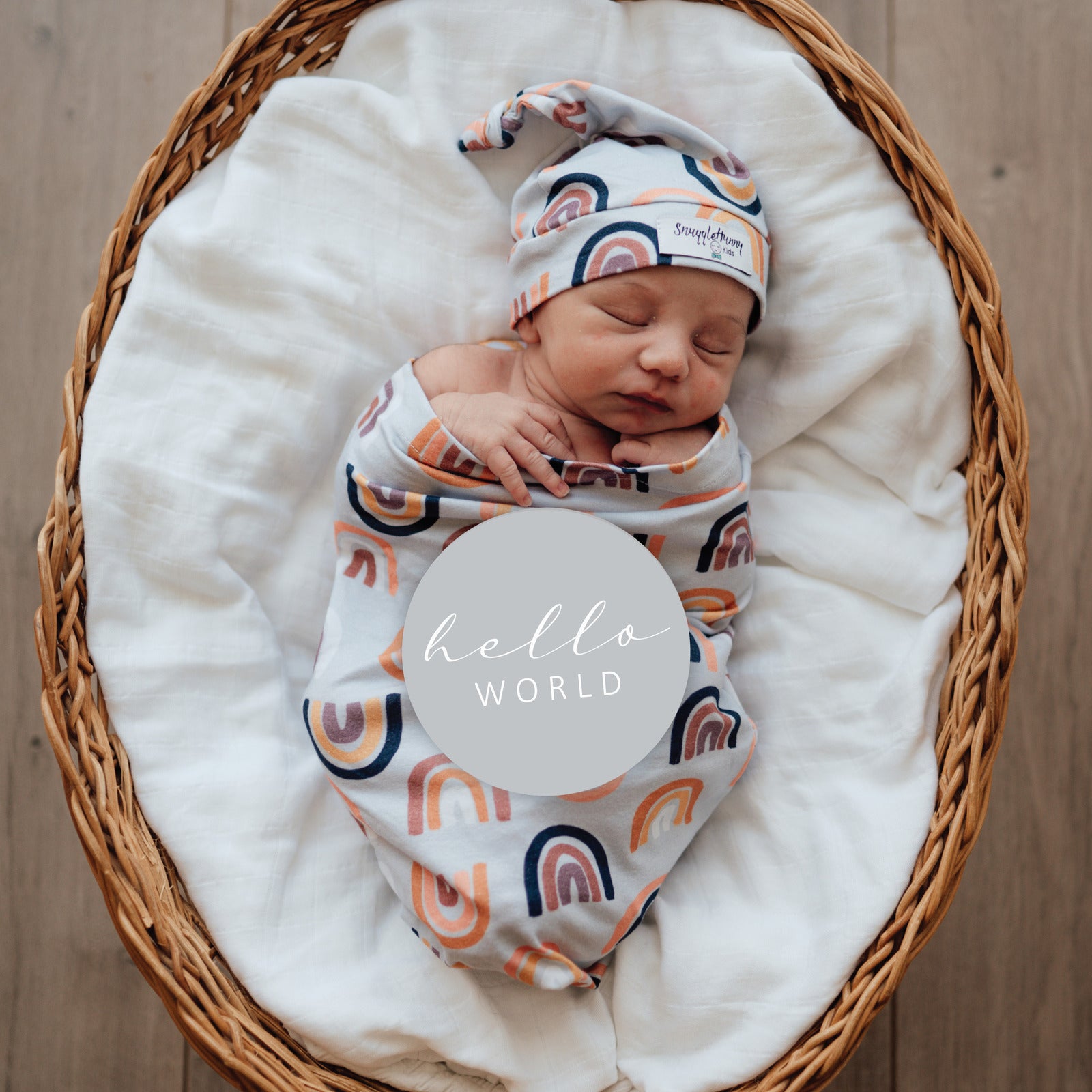 SunsetRainbow_SnuggleSwaddle_BeanieSet1